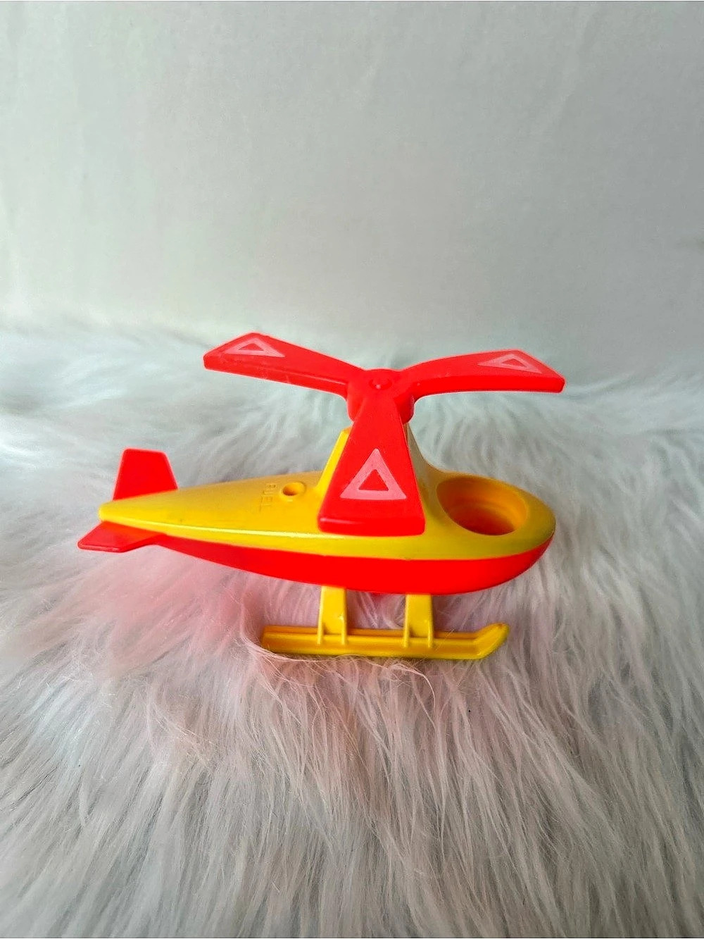 Fisher-Price Play Family Airport Helicopter Yellow & Red